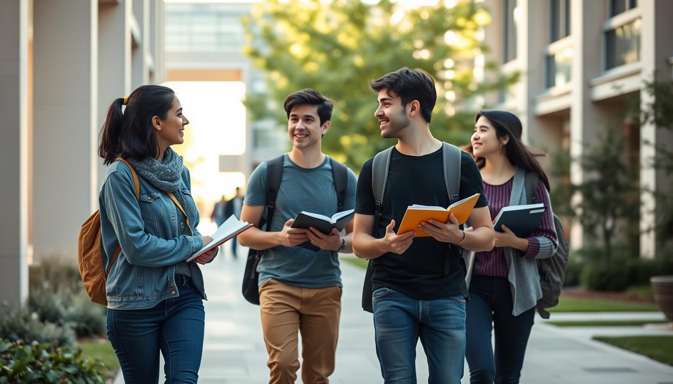 Structured study materials and learning resources on a desk